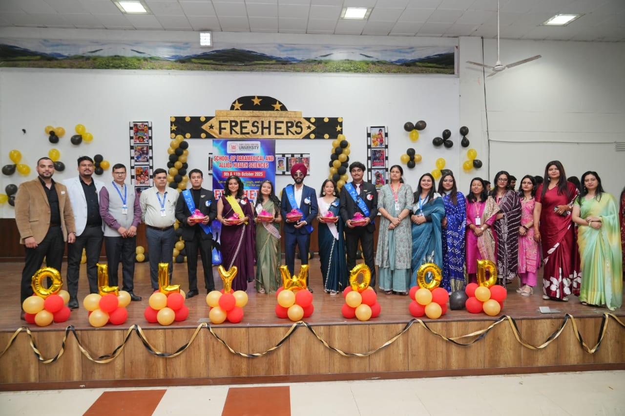 एसजीआरआरयू के स्कूल ऑफ पैरामैडिकल एण्ड एलाइड हैल्थ साइसेज़ में फ्रेशर्स पार्टी की धूम