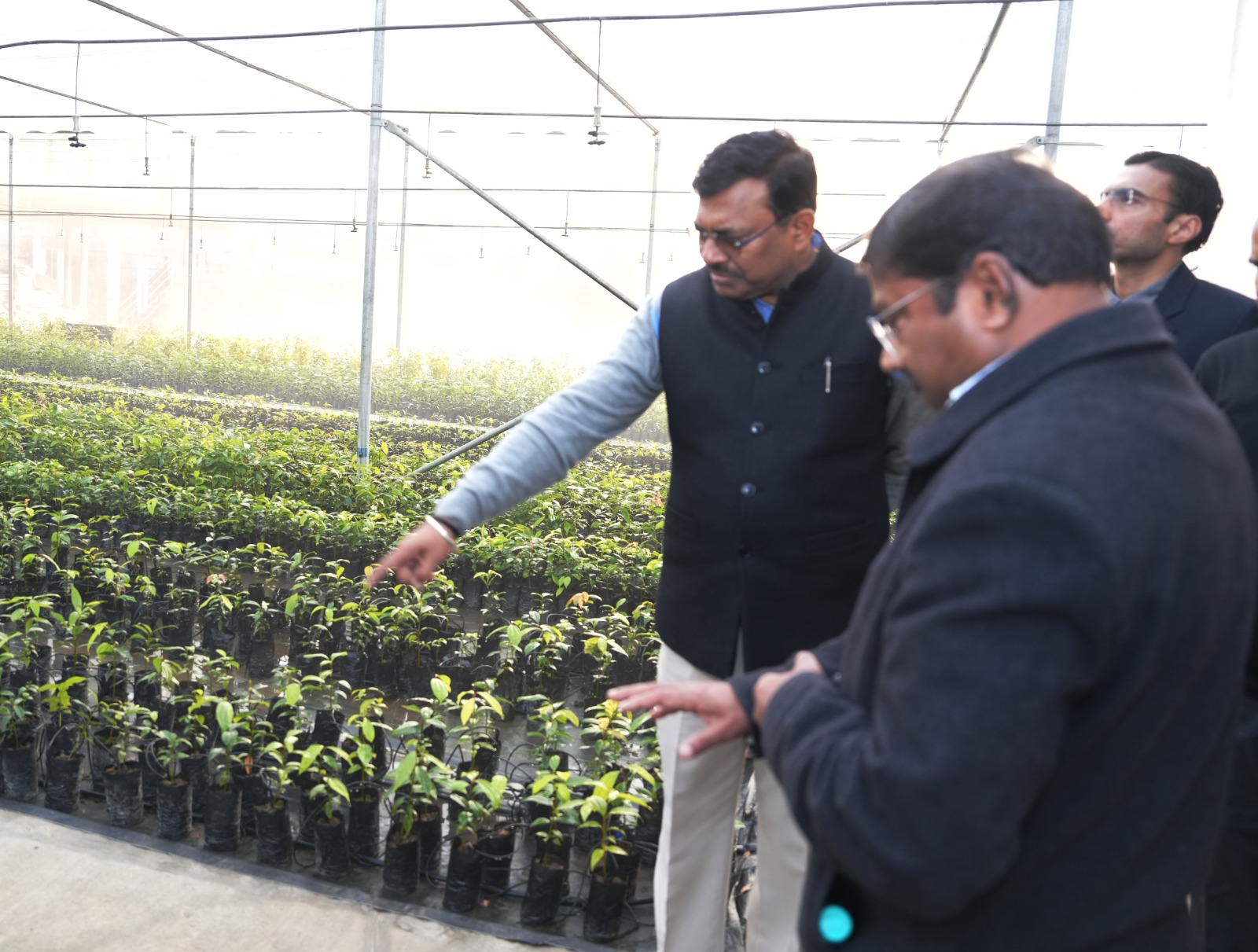 मुख्य सचिव आनंद बर्द्धन ने जनपद देहरादून के सेलाकुई में स्थित सगंध पौधा केंद्र का भ्रमण किया।